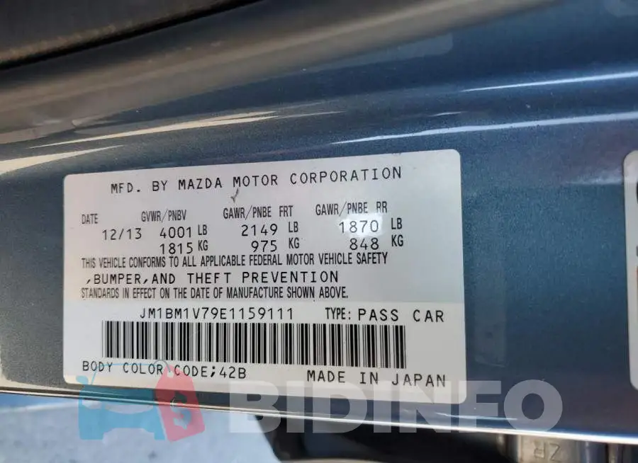 JM1BM1V79E1159111 Photo# 12