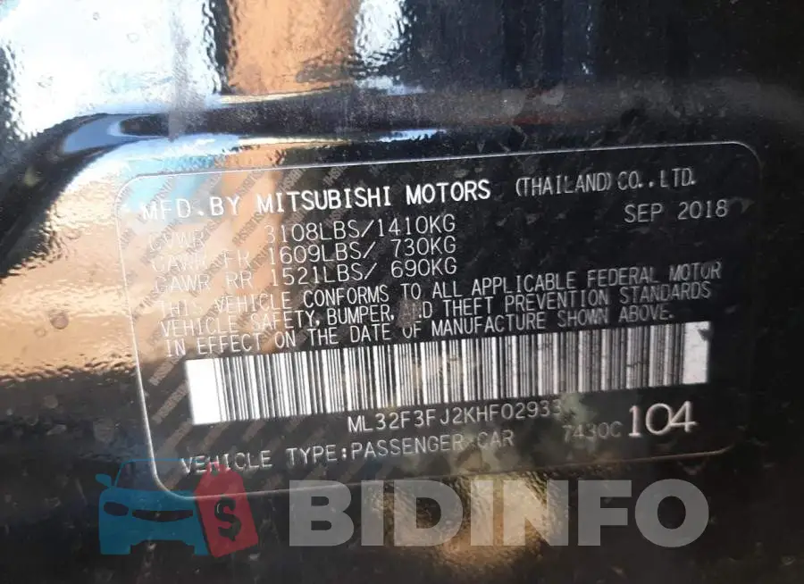 ML32F3FJ2KHF02933 Photo# 13