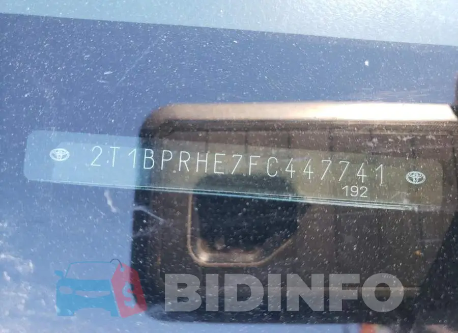 2T1BPRHE7FC447741 Photo# 12