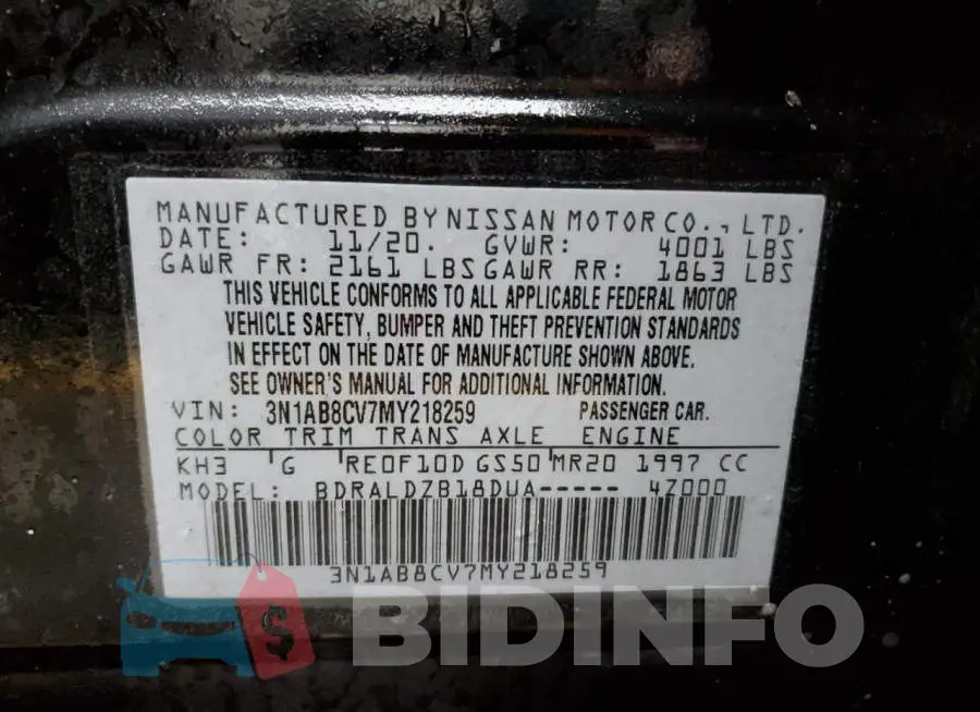 3N1AB8CV7MY218259 Photo# 10