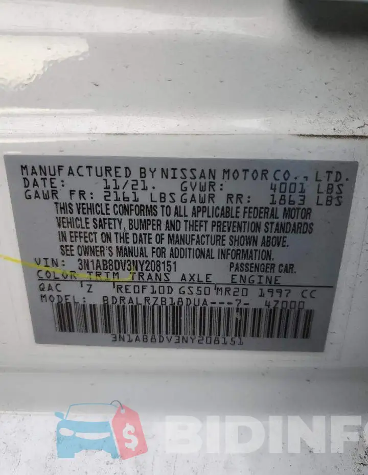 3N1AB8DV3NY208151 Photo# 12