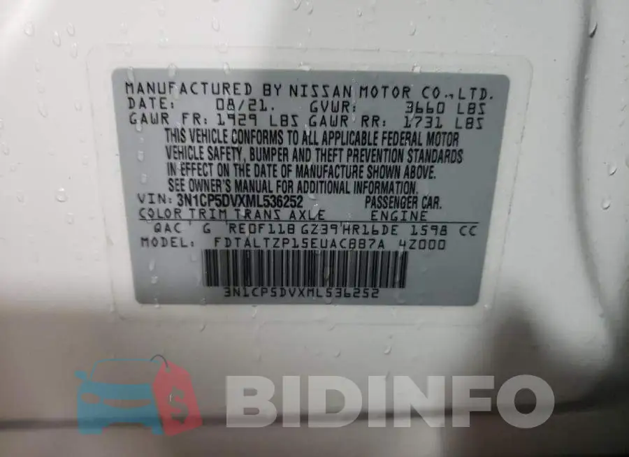 3N1CP5DVXML536252 Photo# 13