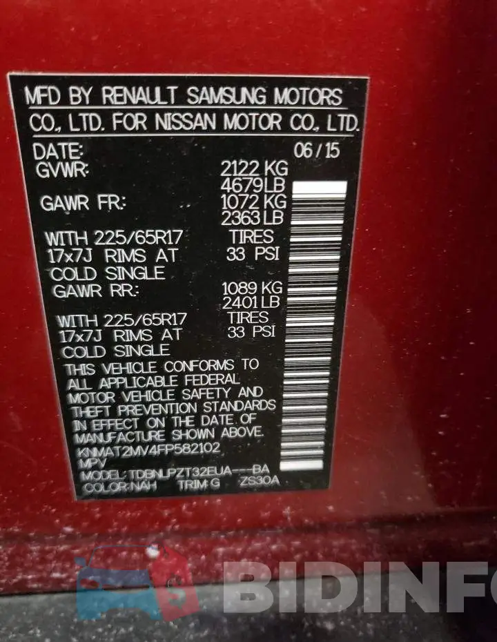 KNMAT2MV4FP582102 Photo# 12