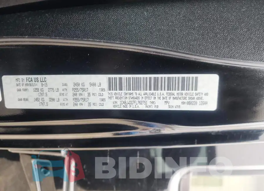 1C4BJWDG7FL762751 Photo# 10