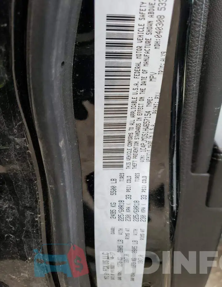 1C4PJMDS1HW657154 Photo# 12