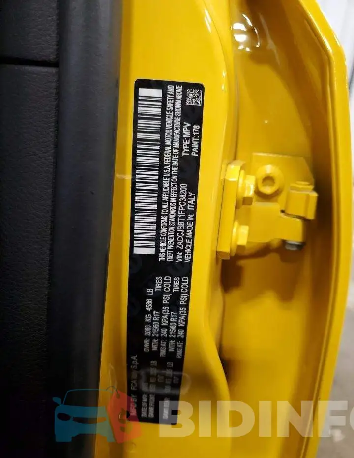 ZACCJBBT1FPC38200 Photo# 12