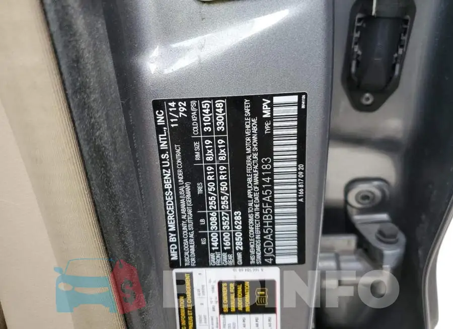 4JGDA5HB5FA514183 Photo# 13