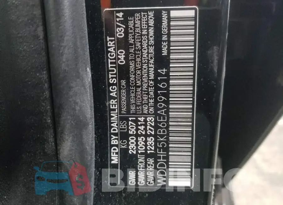 WDDHF5KB6EA991614 Photo# 13