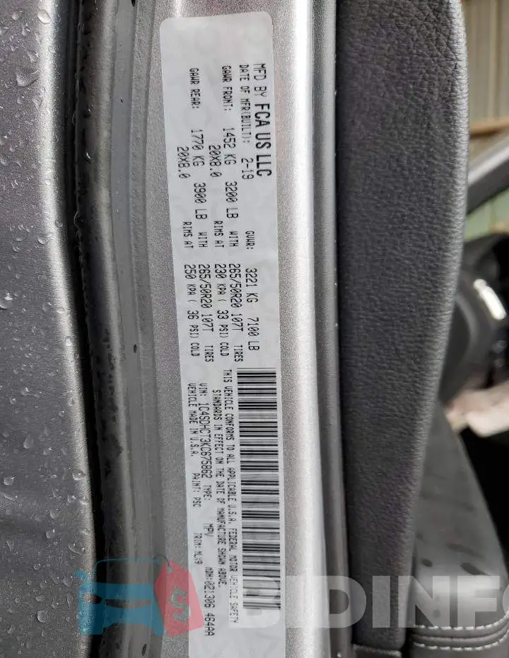 1C4SDHCT3KC675862 Photo# 13