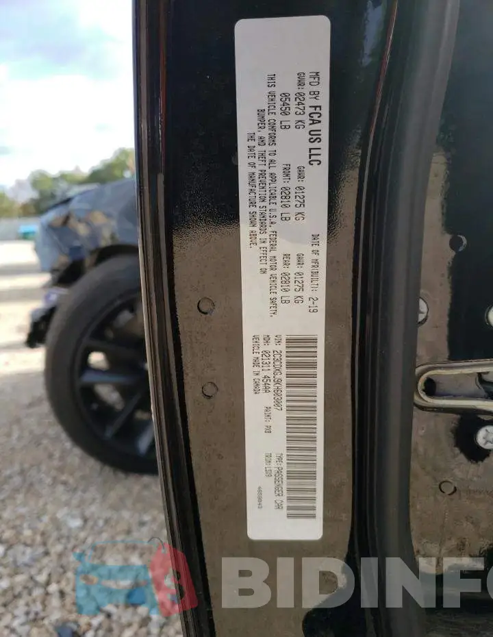 2C3CDXGJ9KH603007 Photo# 13