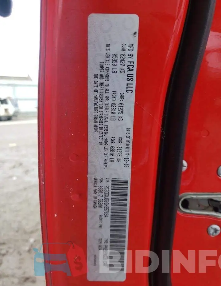 2C3CDXJG0GH357694 Photo# 12