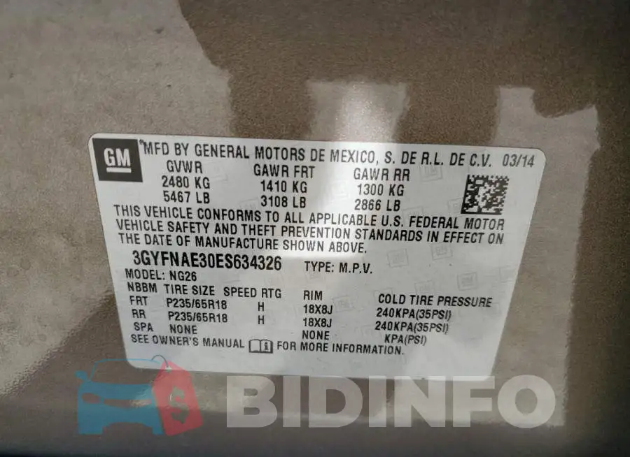 3GYFNAE30ES634326 Photo# 13