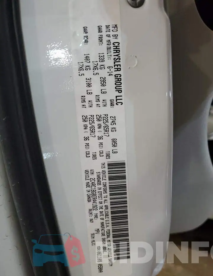 2C4RC1BG8ER441922 Photo# 13