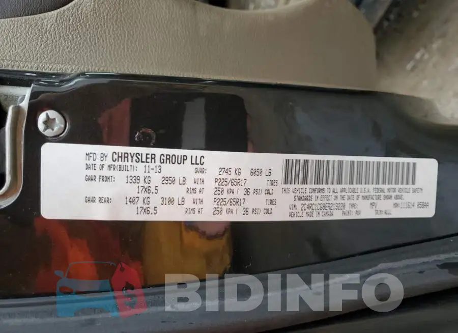 2C4RC1CG8ER219220 Photo# 14