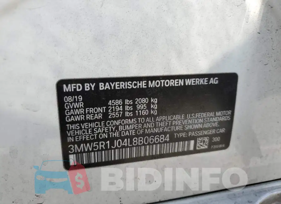 3MW5R1J04L8B06684 Photo# 10
