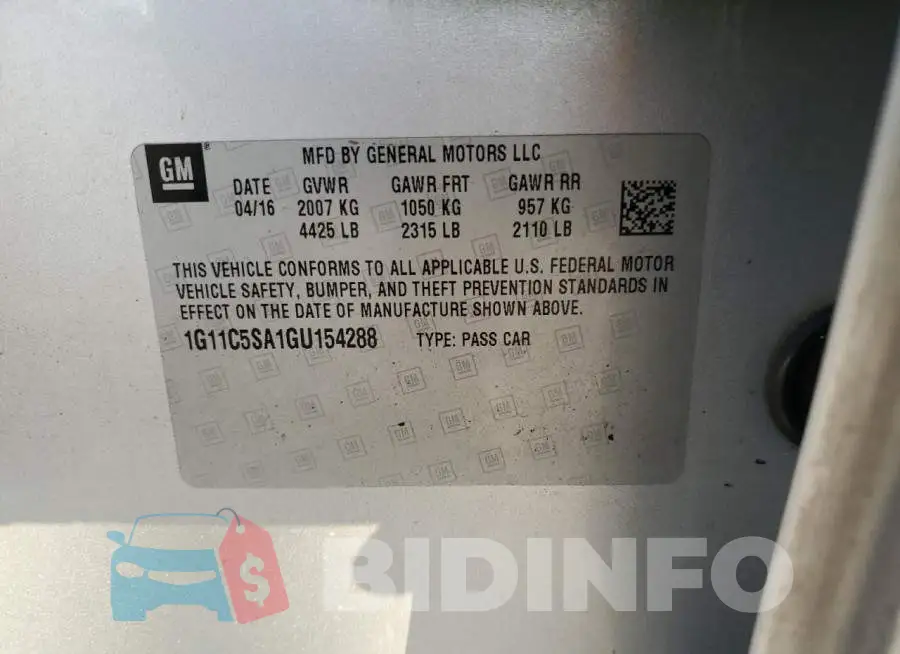 1G11C5SA1GU154288 Photo# 13