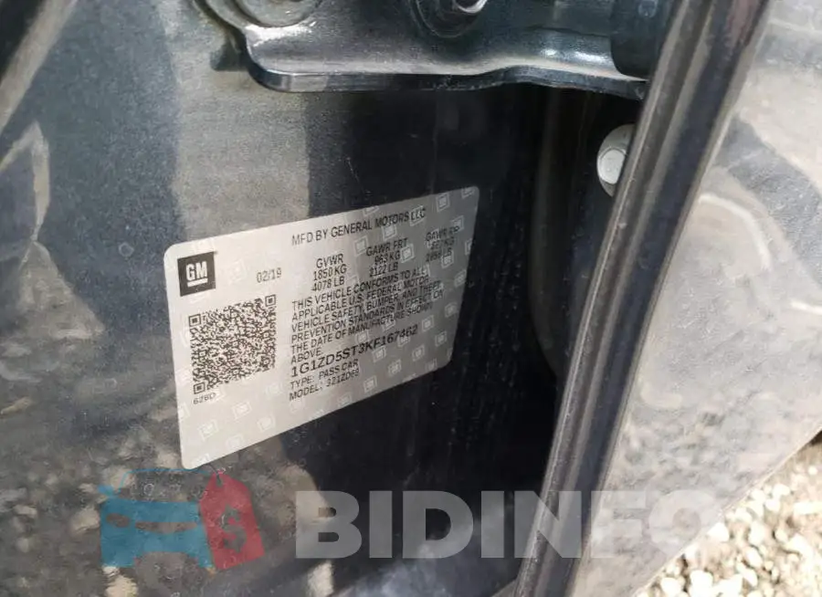 1G1ZD5ST3KF167462 Photo# 10