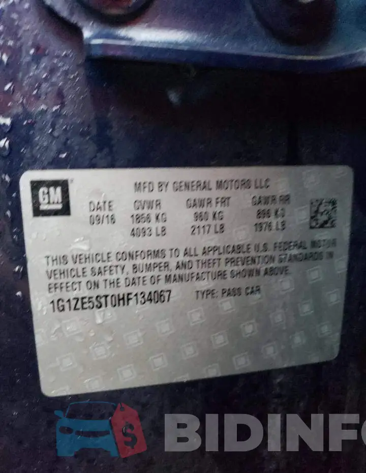 1G1ZE5ST0HF134067 Photo# 12