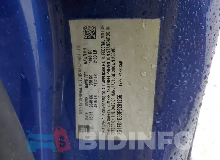 2G1FB1E39F9281266 Photo# 13