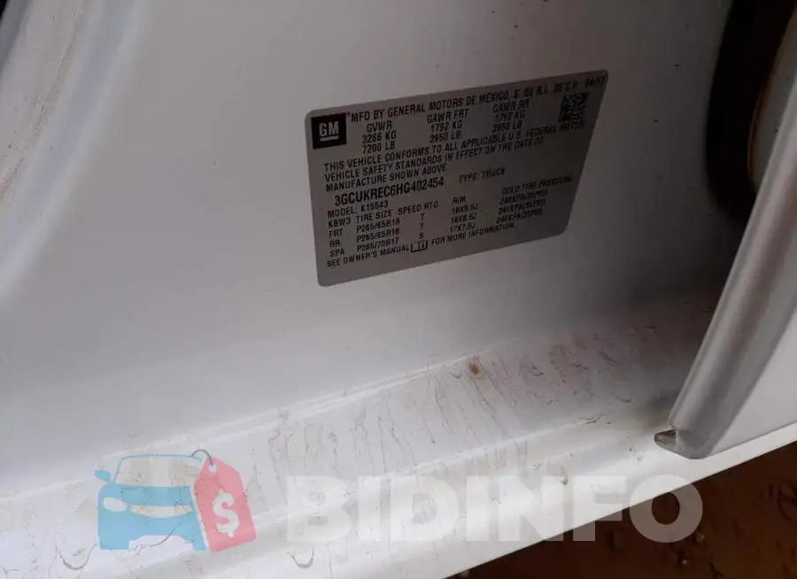 3GCUKREC6HG402454 Photo# 12