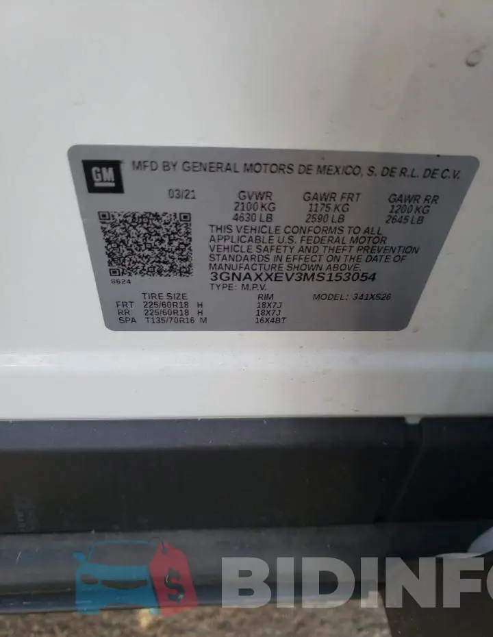 3GNAXXEV3MS153054 Photo# 12