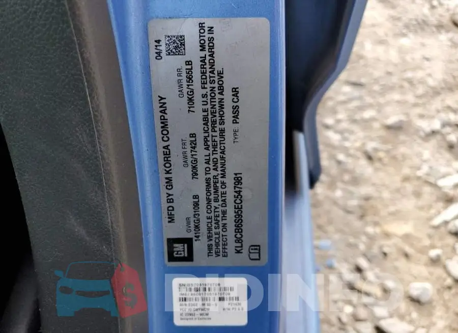 KL8CB6S95EC547981 Photo# 13