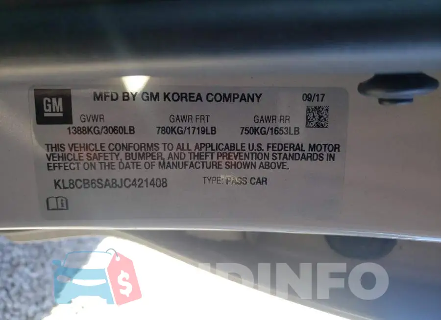 KL8CB6SA8JC421408 Photo# 12
