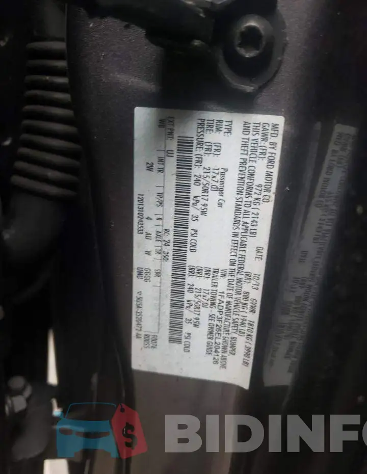 1FADP3F26EL204126 Photo# 12