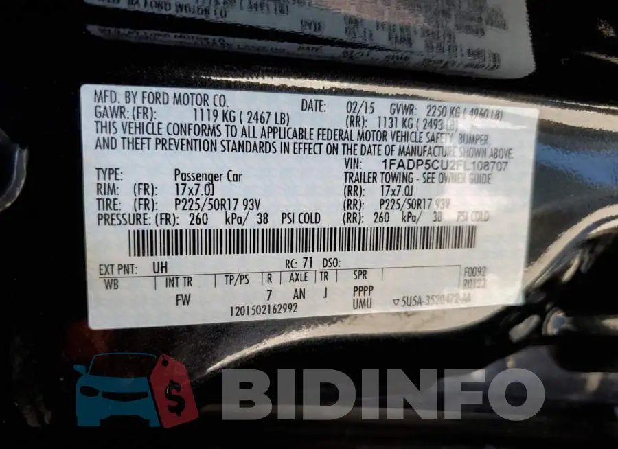 1FADP5CU2FL108707 Photo# 12