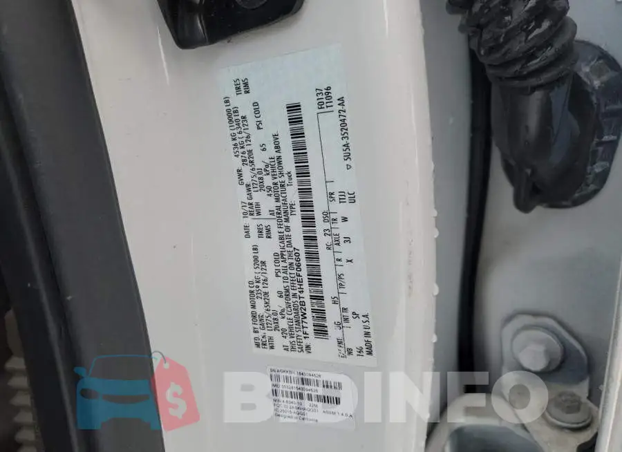 1FT7W2BT4HEF06607 Photo# 12