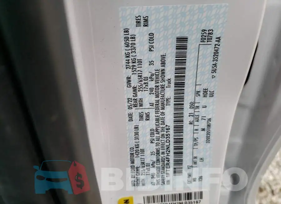 1FTER4FH2NLD35167 Photo# 12