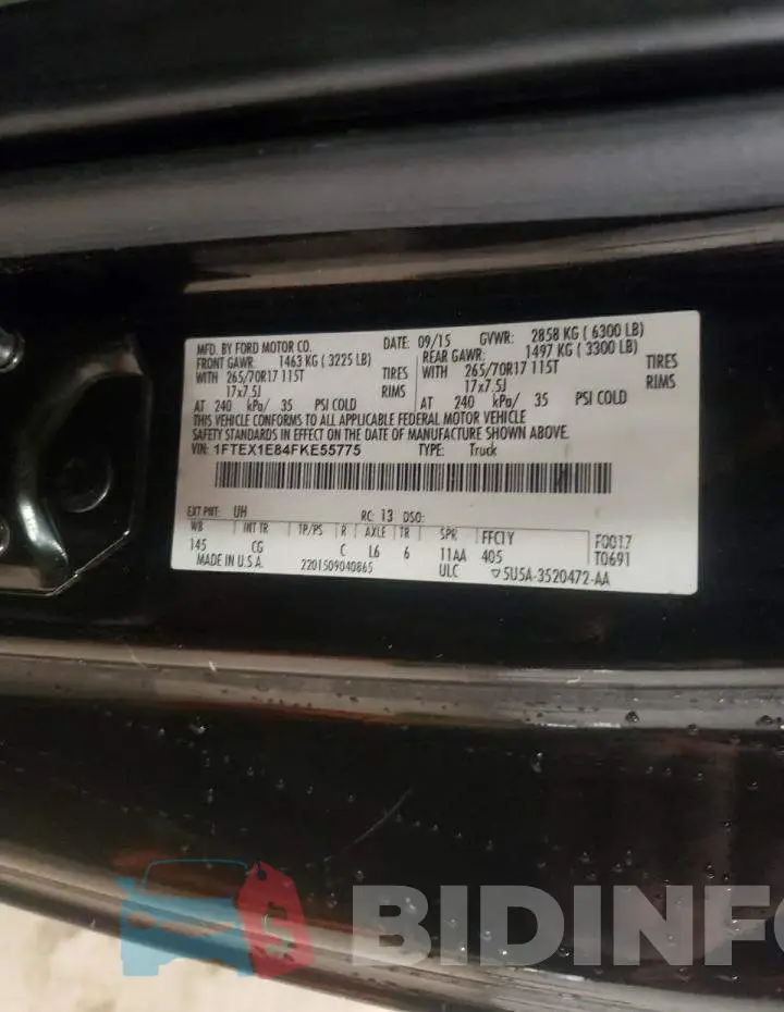 1FTEX1E84FKE55775 Photo# 13
