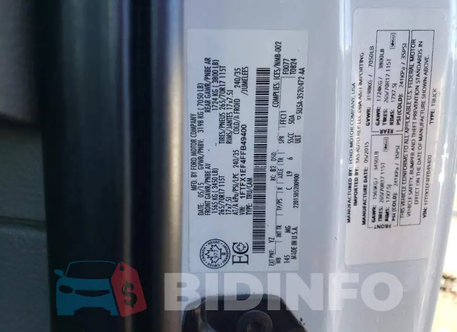 1FTFX1EF4FFB49400 Photo# 12