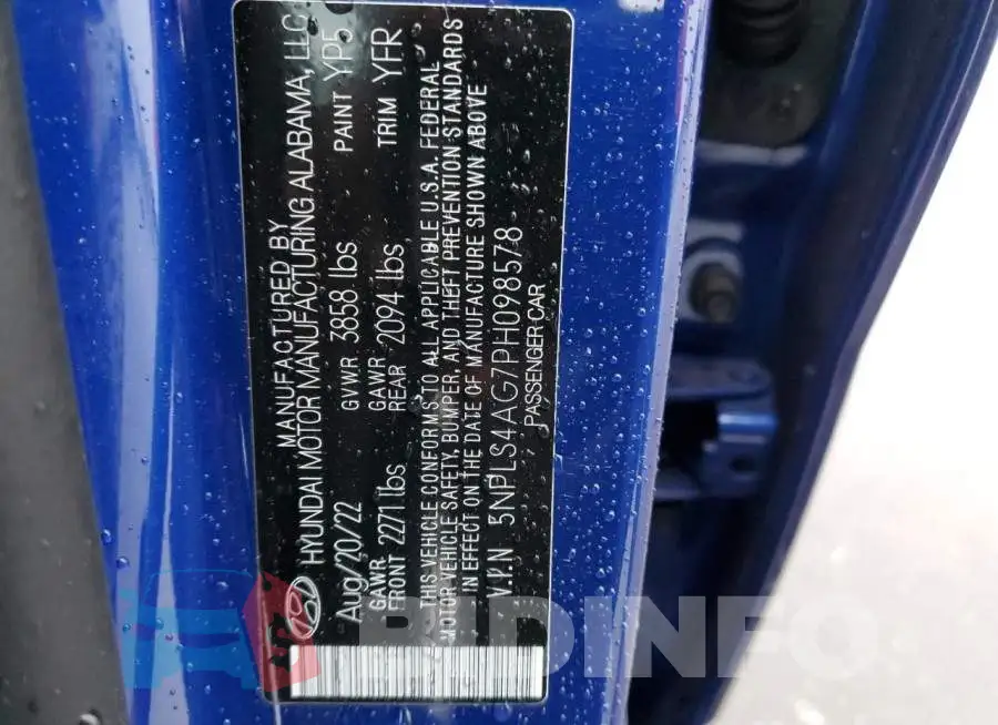 5NPLS4AG7PH098578 Photo# 12