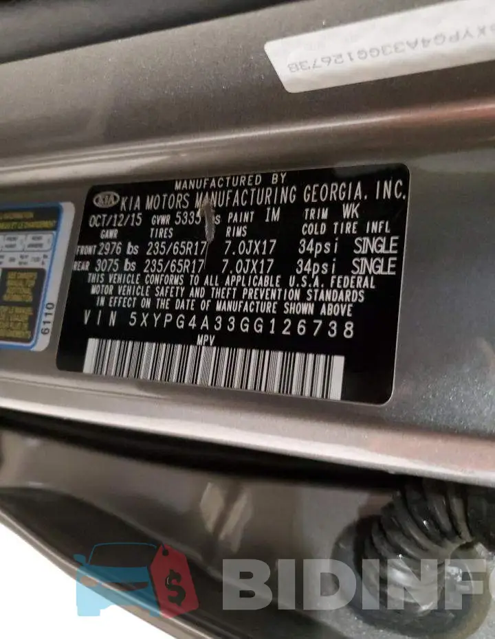 5XYPG4A33GG126738 Photo# 13