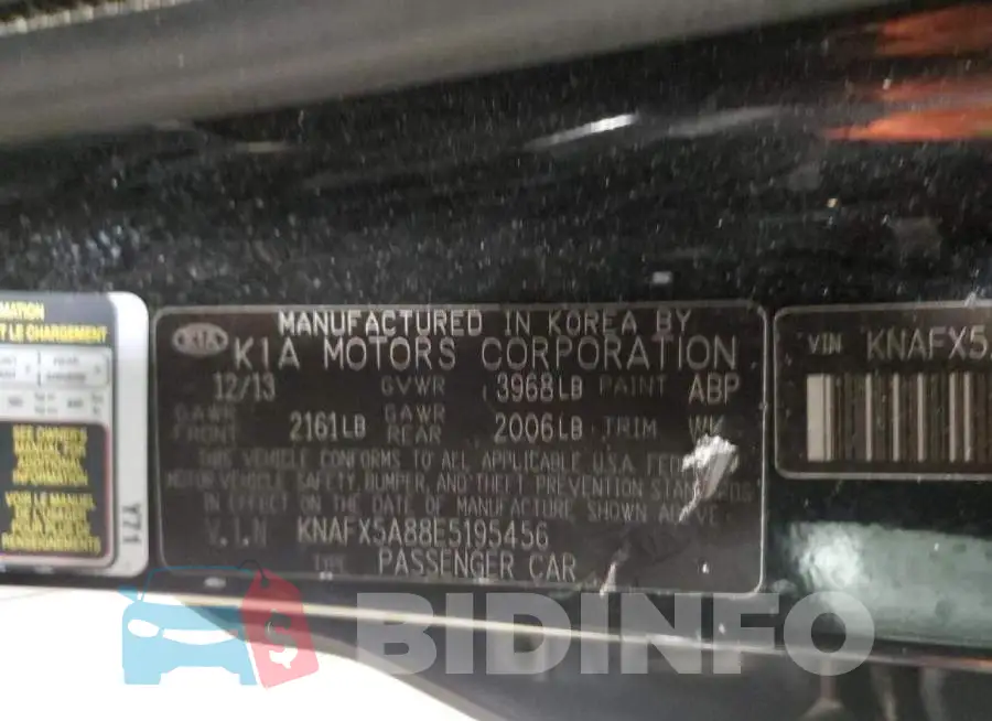 KNAFX5A88E5195456 Photo# 12