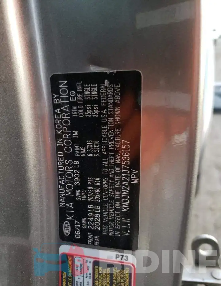 KNDJN2A21J7536157 Photo# 14