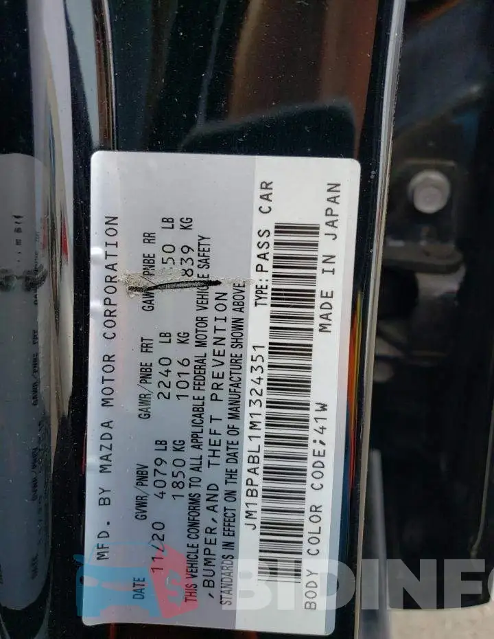 JM1BPABL1M1324351 Photo# 12