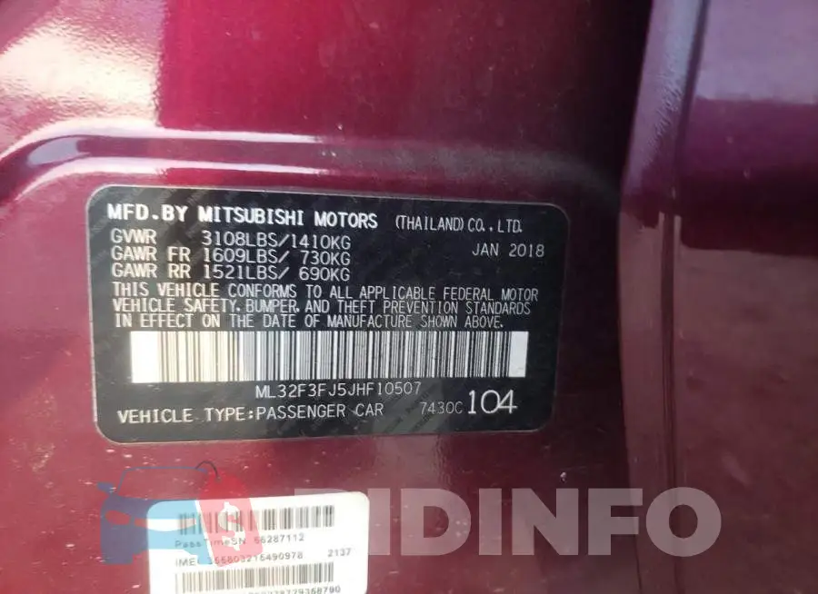 ML32F3FJ5JHF10507 Photo# 12