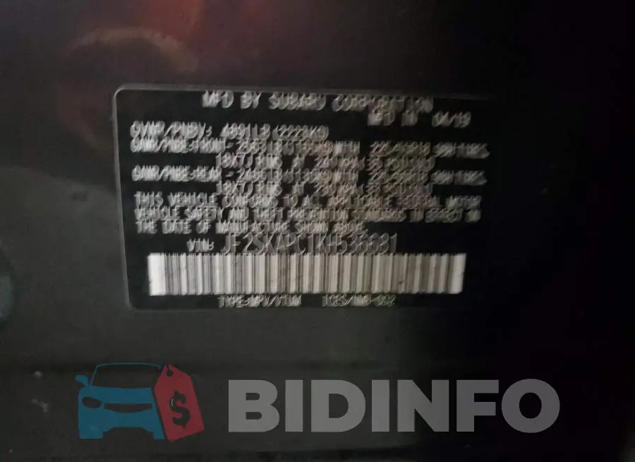 JF2SKAPC1KH536681 Photo# 13