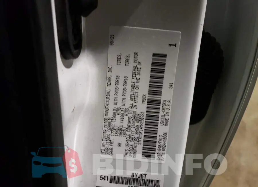 5TFRY5F14MX290723 Photo# 13