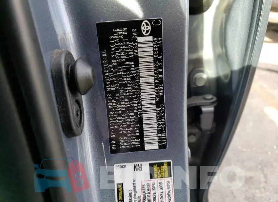5YFS4RCE5LP046331 Photo# 12