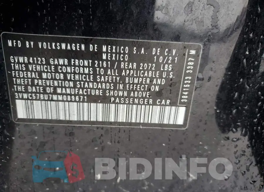 3VWC57BU7MM089671 Photo# 12