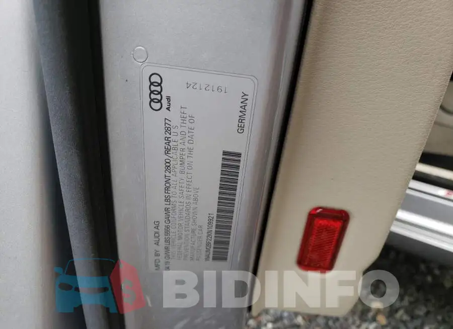 WAUM2BF22KN109921 Photo# 12
