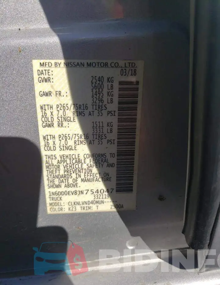 1N6DD0EV8JN754047 Photo# 12