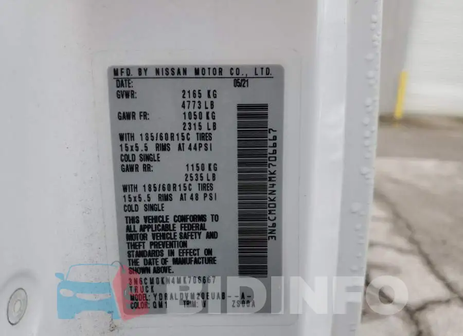 3N6CM0KN4MK706667 Photo# 10