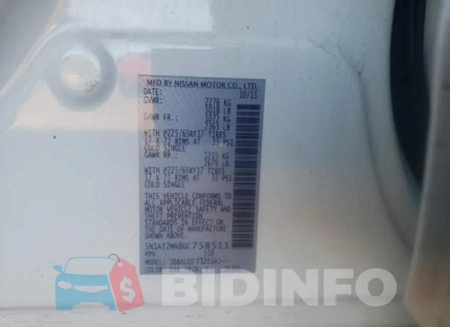 5N1AT2MN8GC758511 Photo# 13