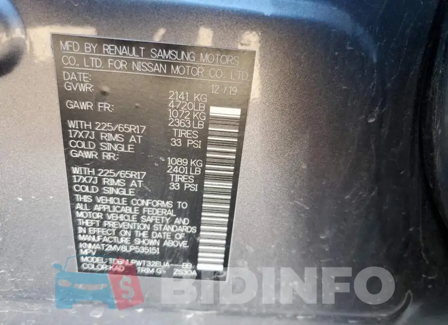 KNMAT2MV8LP535151 Photo# 13