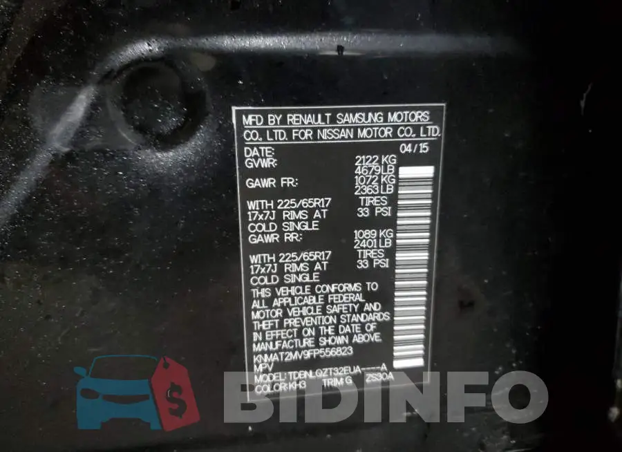 KNMAT2MV9FP556823 Photo# 13