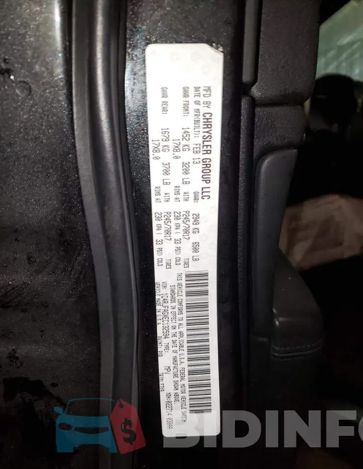 1C4RJFAGXEC132594 Photo# 14